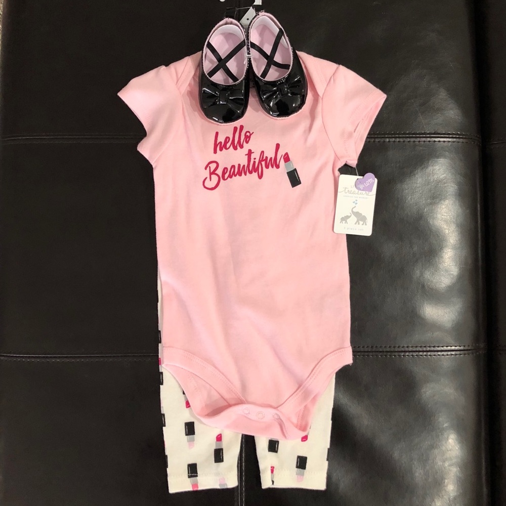 Hello Beautiful baby girl set